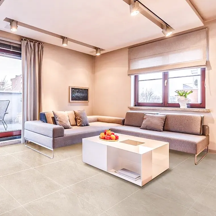 Porcelanato Para Piso Y Pared Estilo Piedra Sandstone 60x60 Beige